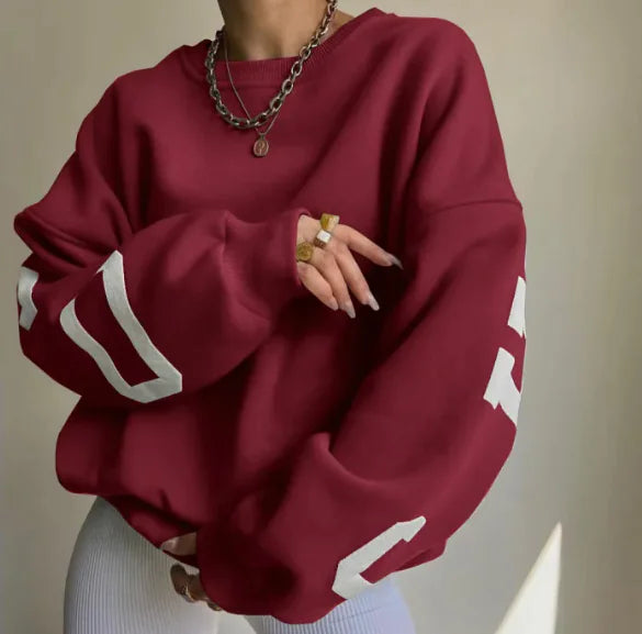 Cozy Chic Printed Sweatshirt