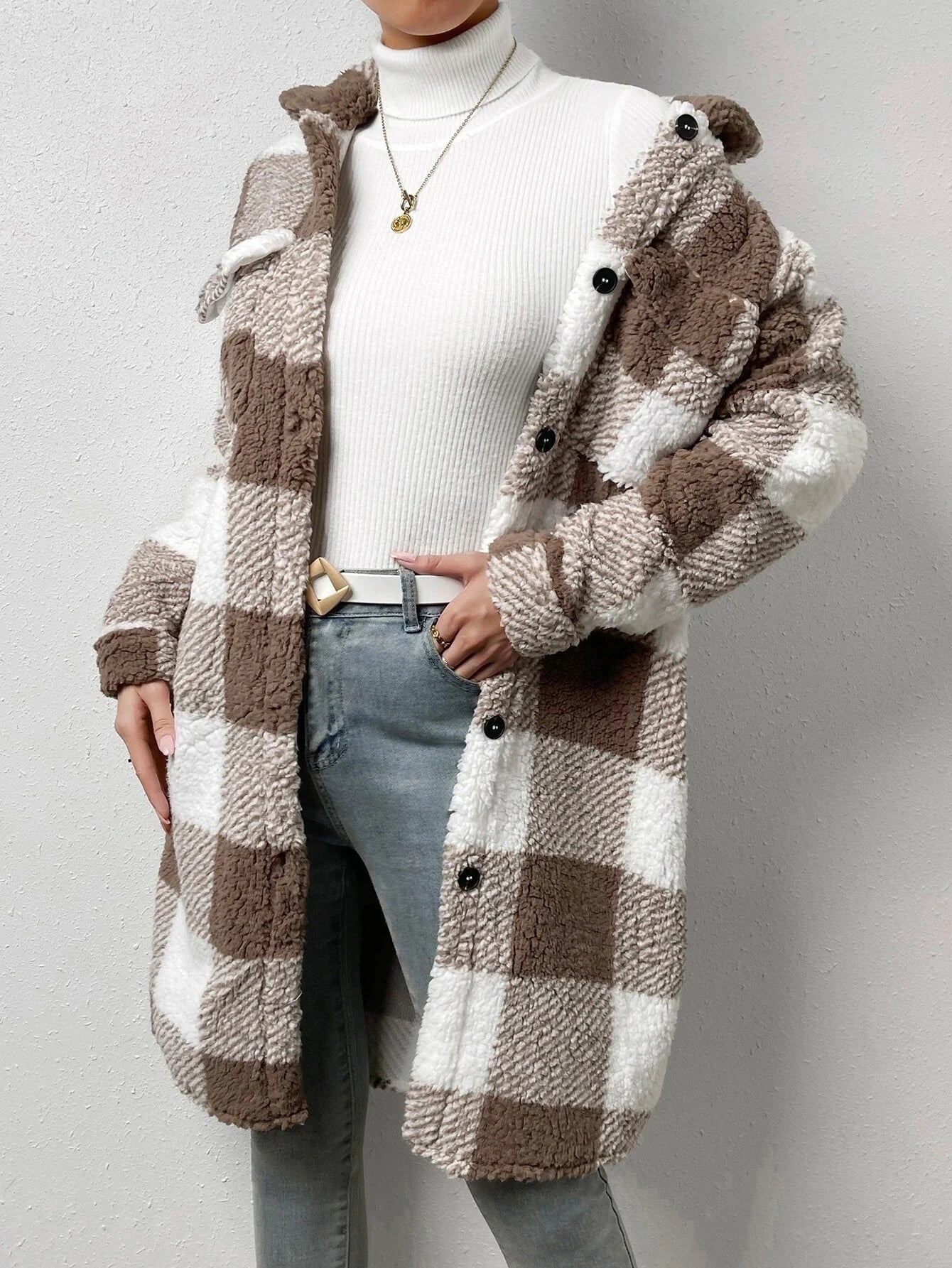 Fleece Long Coat